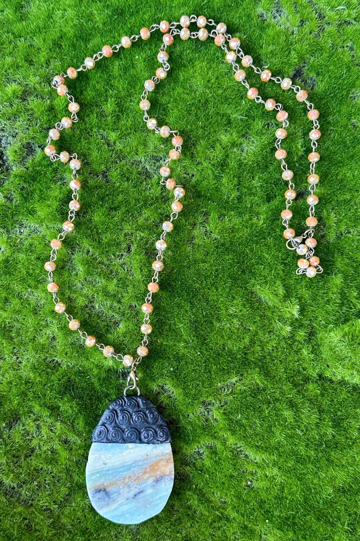 Dylan Collective Beaded & Bronze Necklaces