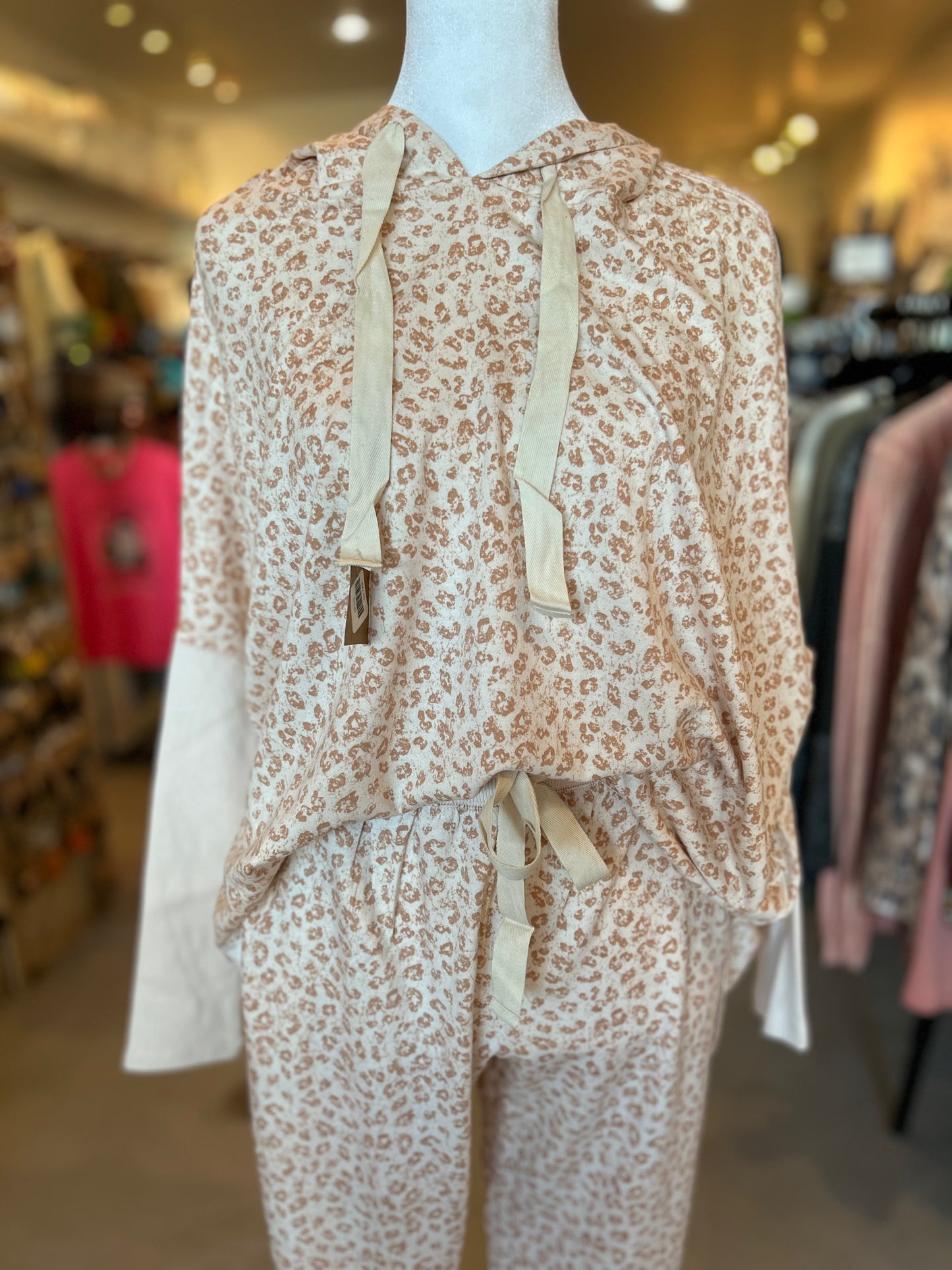 Long Sleeve Leopard Set