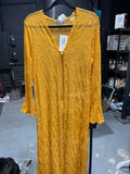 Sheer yellow cardigan