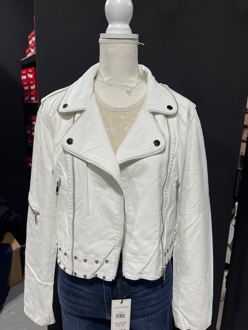 White Leather Jacket