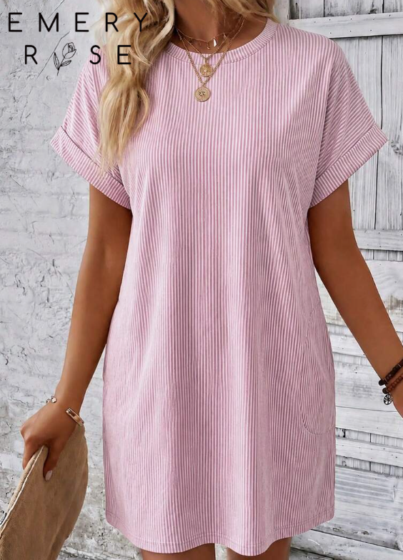 Ribbed Tshirt Dress