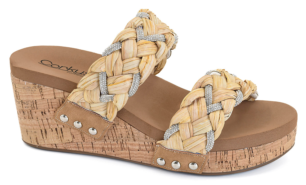Rumor Has It Natural Raffia Sandal