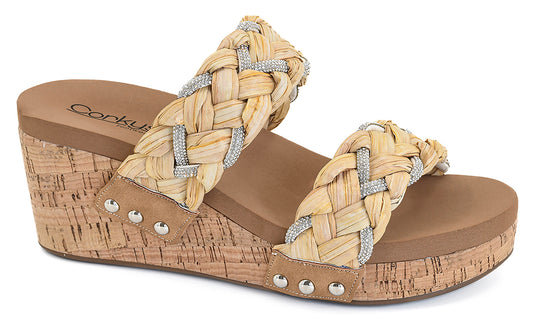 Total Knock Out Raffia Wedge