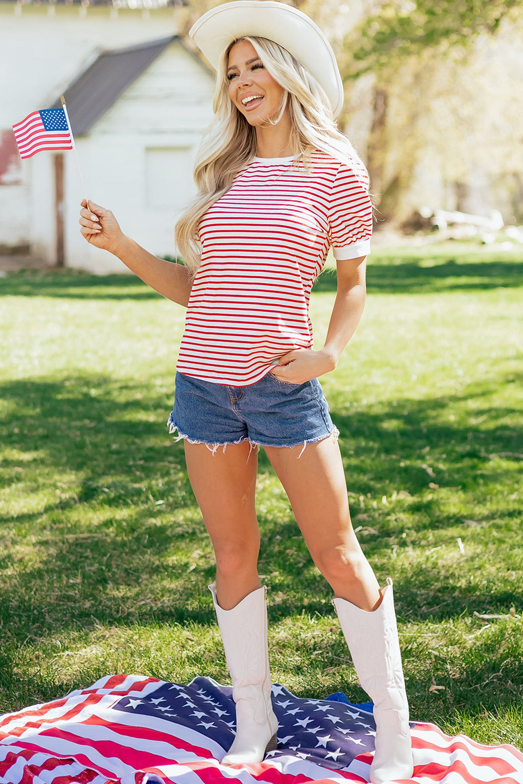 Winona Puff Sleeve T Shirt