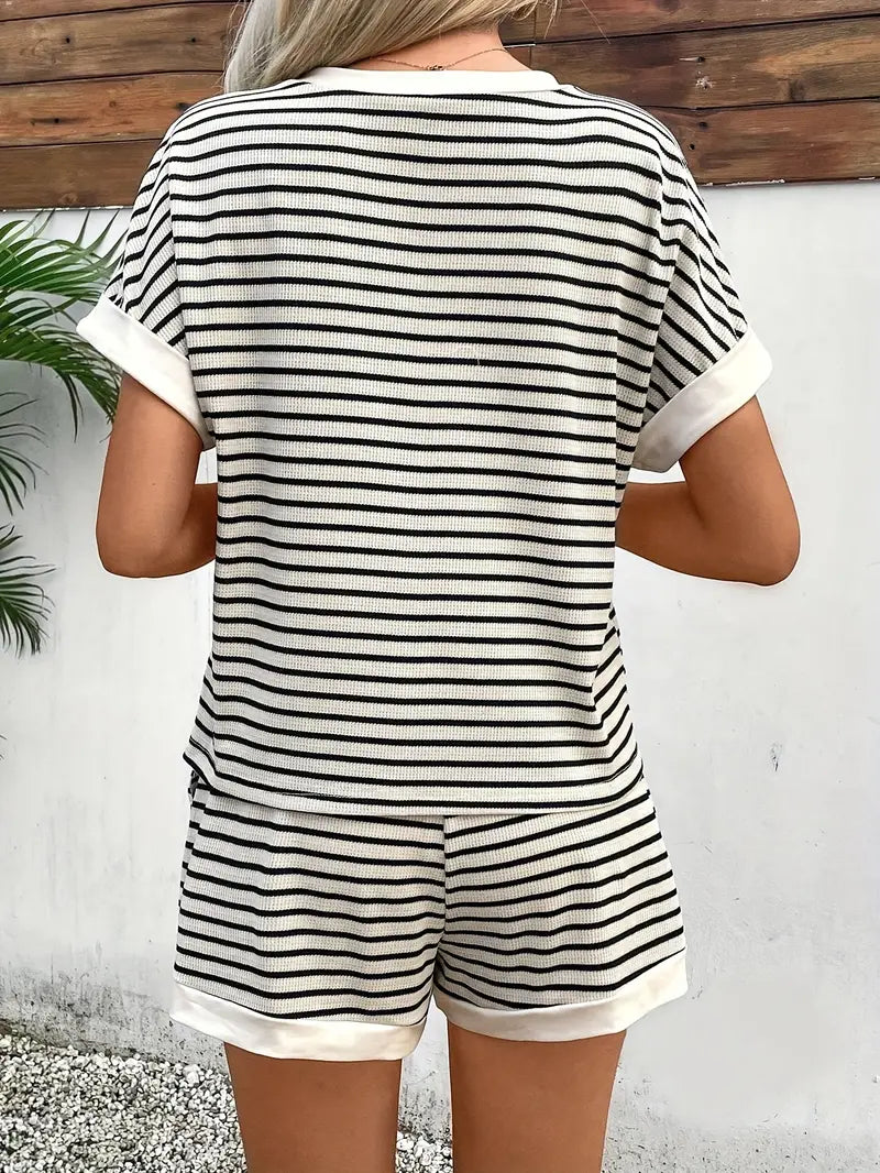 Striped Sweater Set
