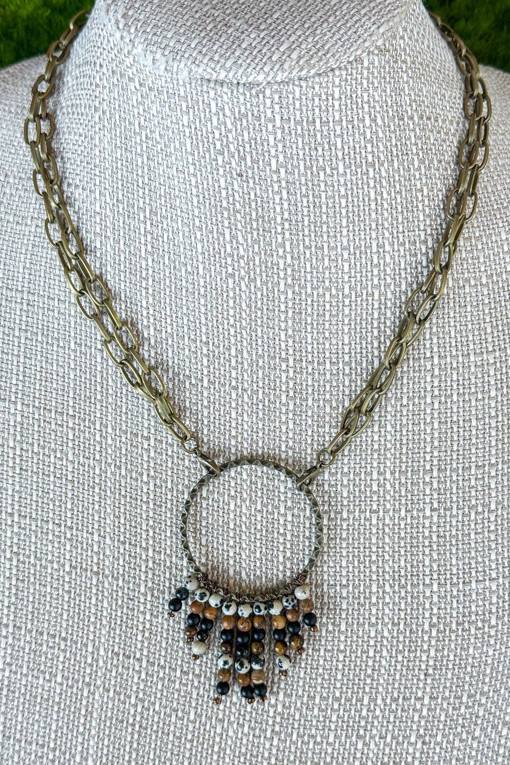 Dylan Collective Beaded & Bronze Necklaces
