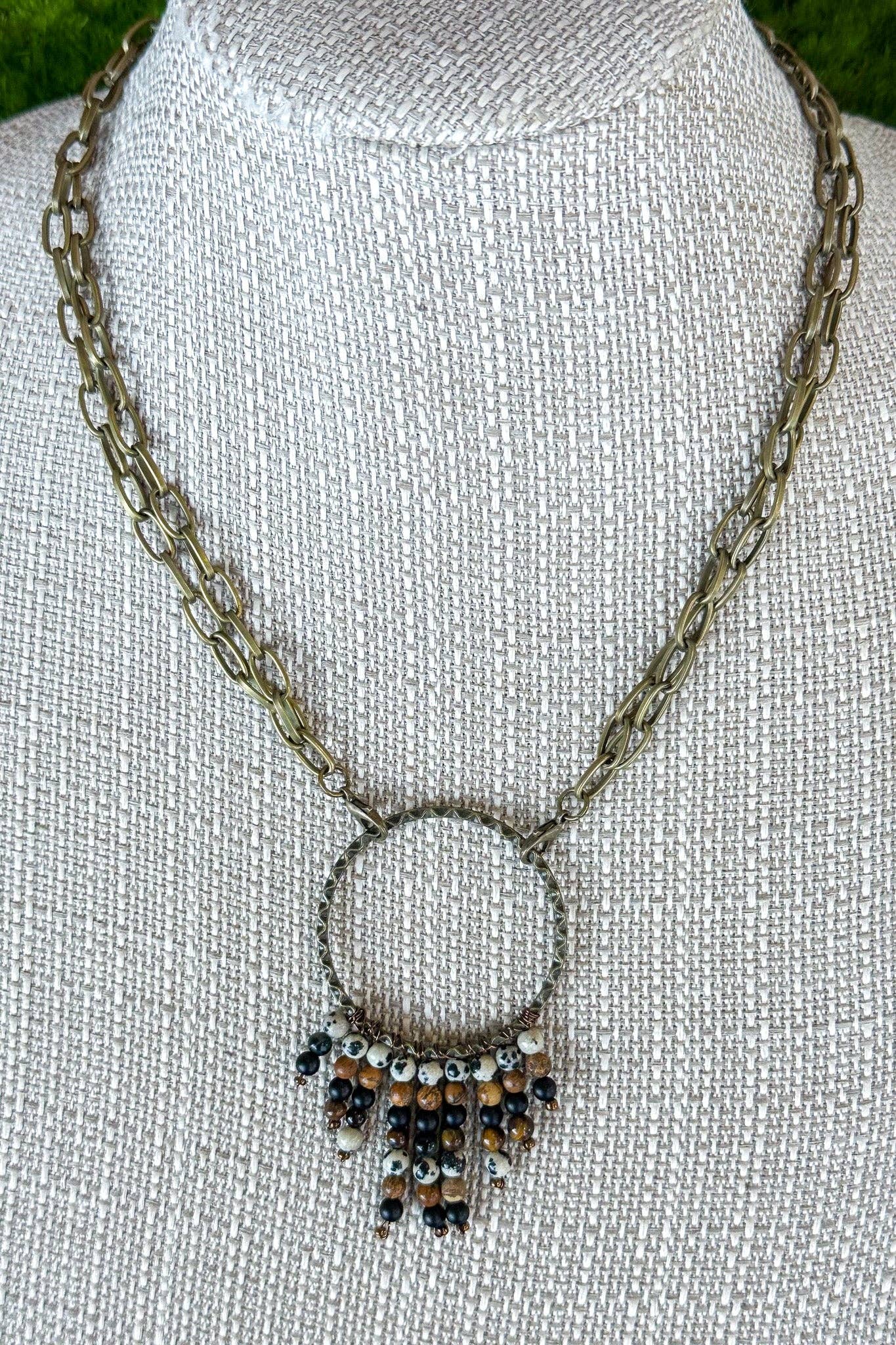 Dylan Collective Beaded & Bronze Necklaces