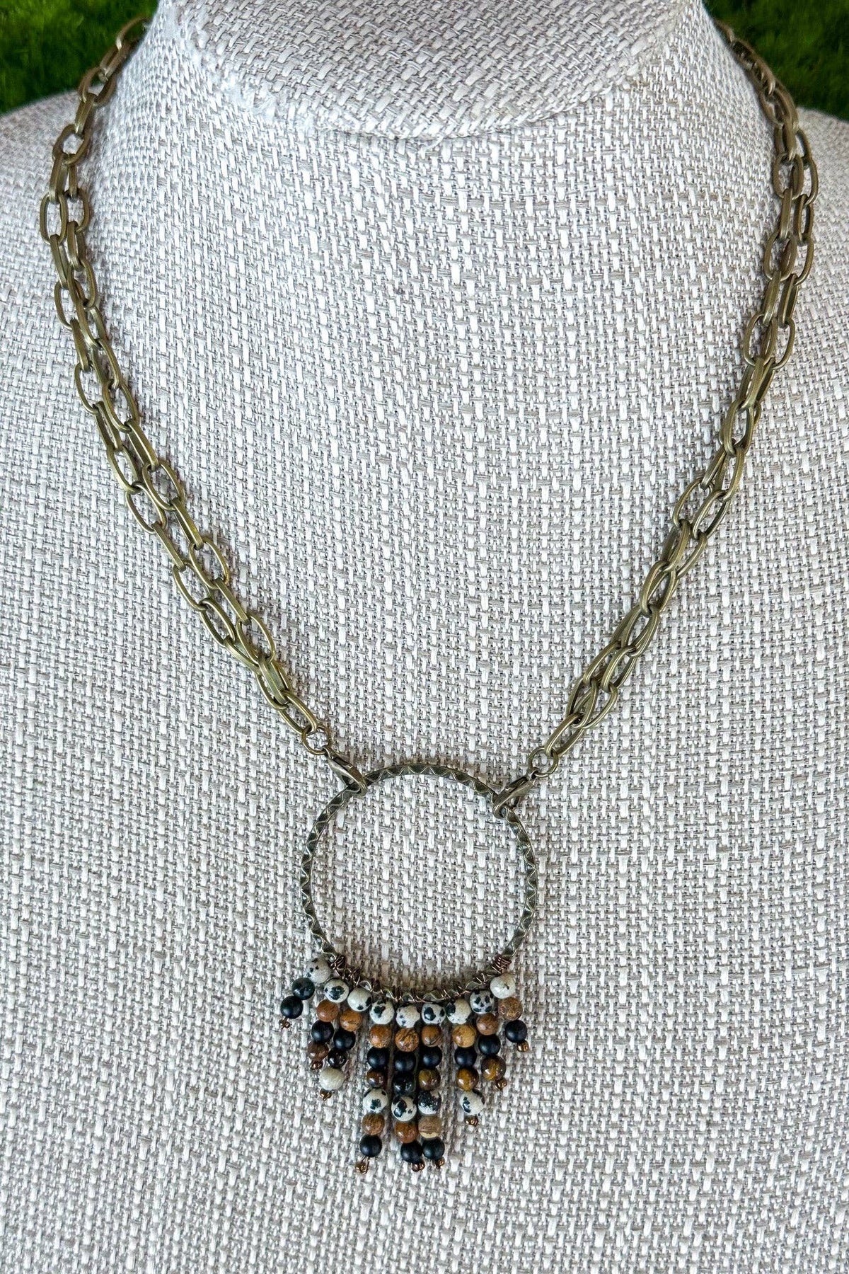 Dylan Collective Beaded & Bronze Necklaces
