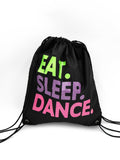 Eat Sleep Dance Drawstring Bag