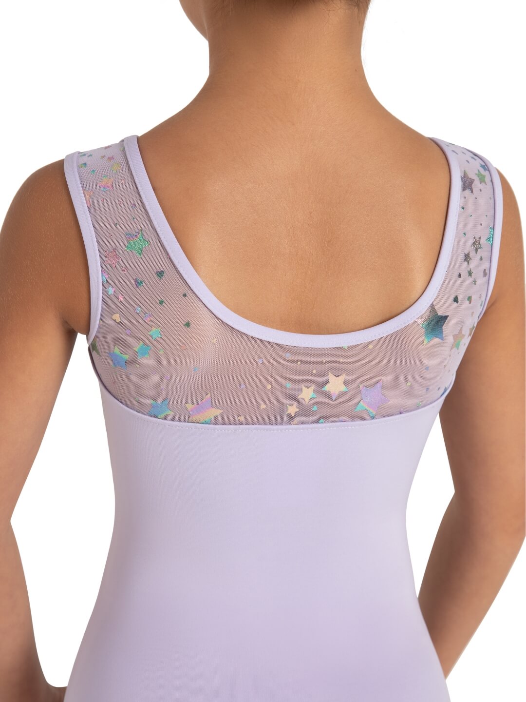 Mesh Back Leotard Star Struck