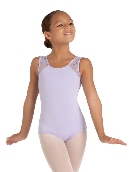 Mesh Back Leotard Star Struck
