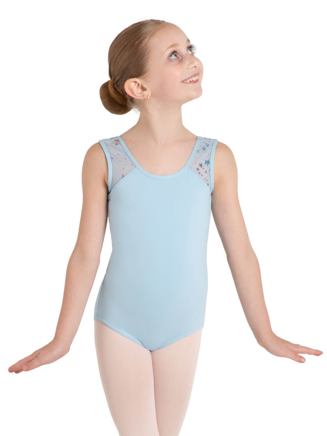 Mesh Back Leotard Star Struck