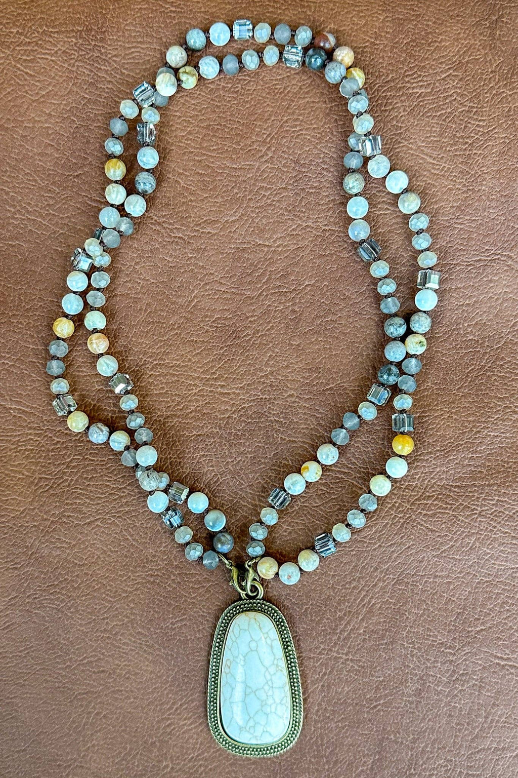 Dylan Collective Beaded & Bronze Necklaces