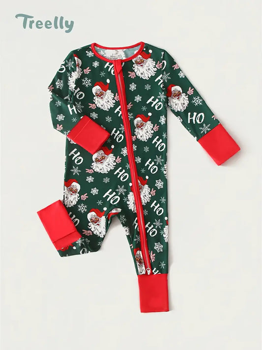 Santa bamboo kids' onesies