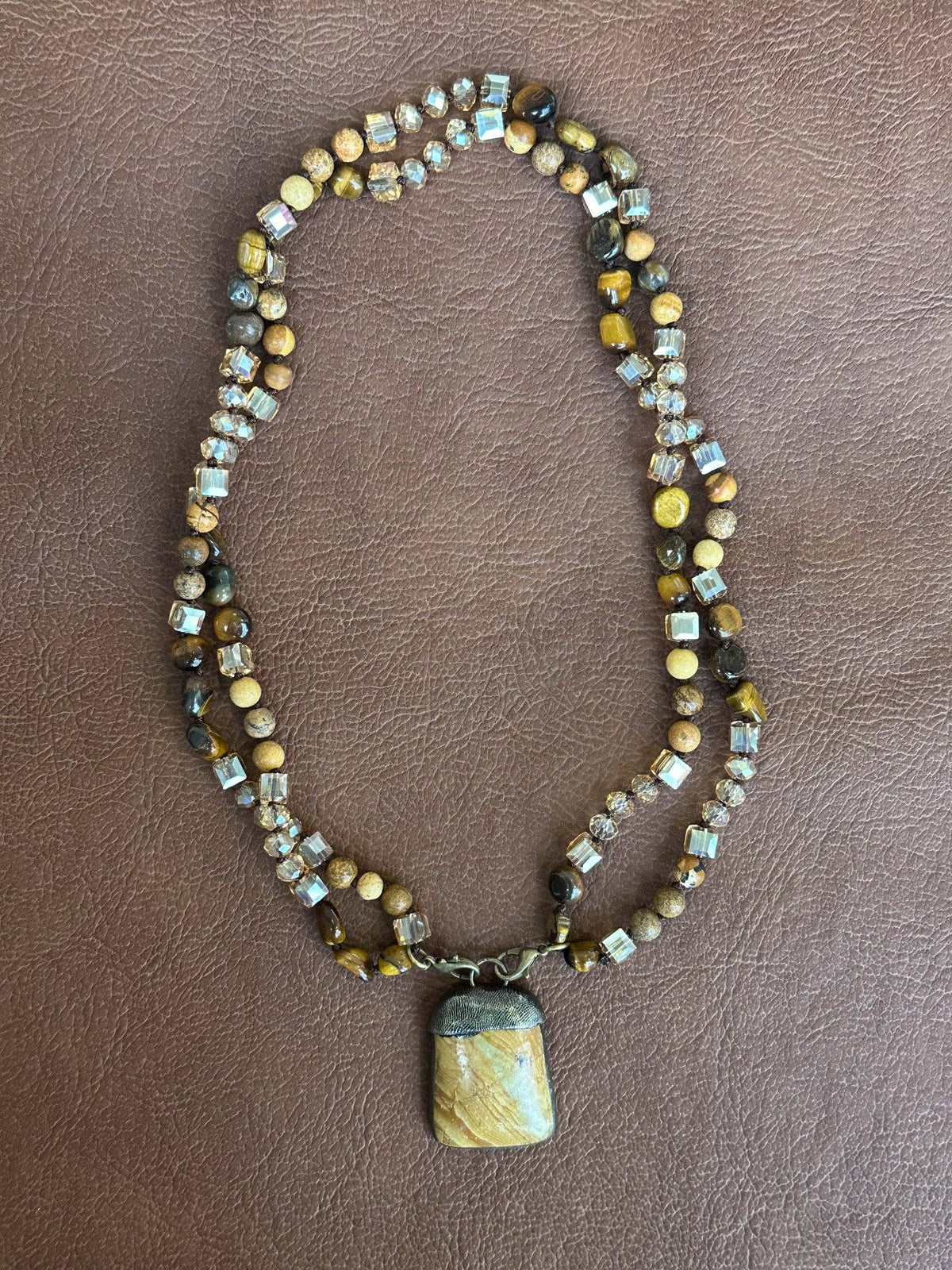 Dylan Collective Beaded & Bronze Necklaces