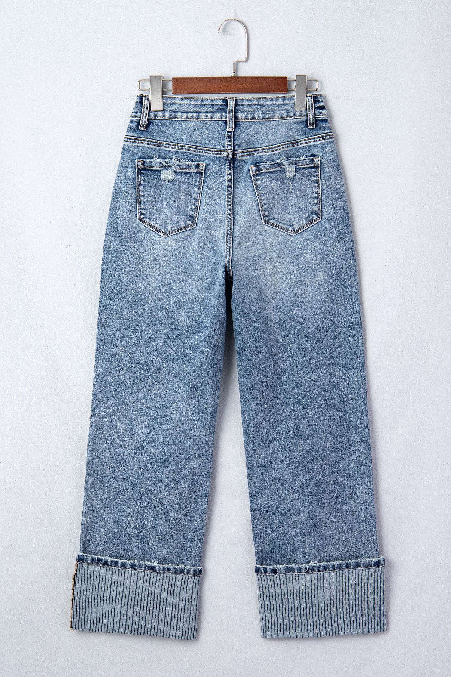 Elia Cuffed Straight Loose Jeans