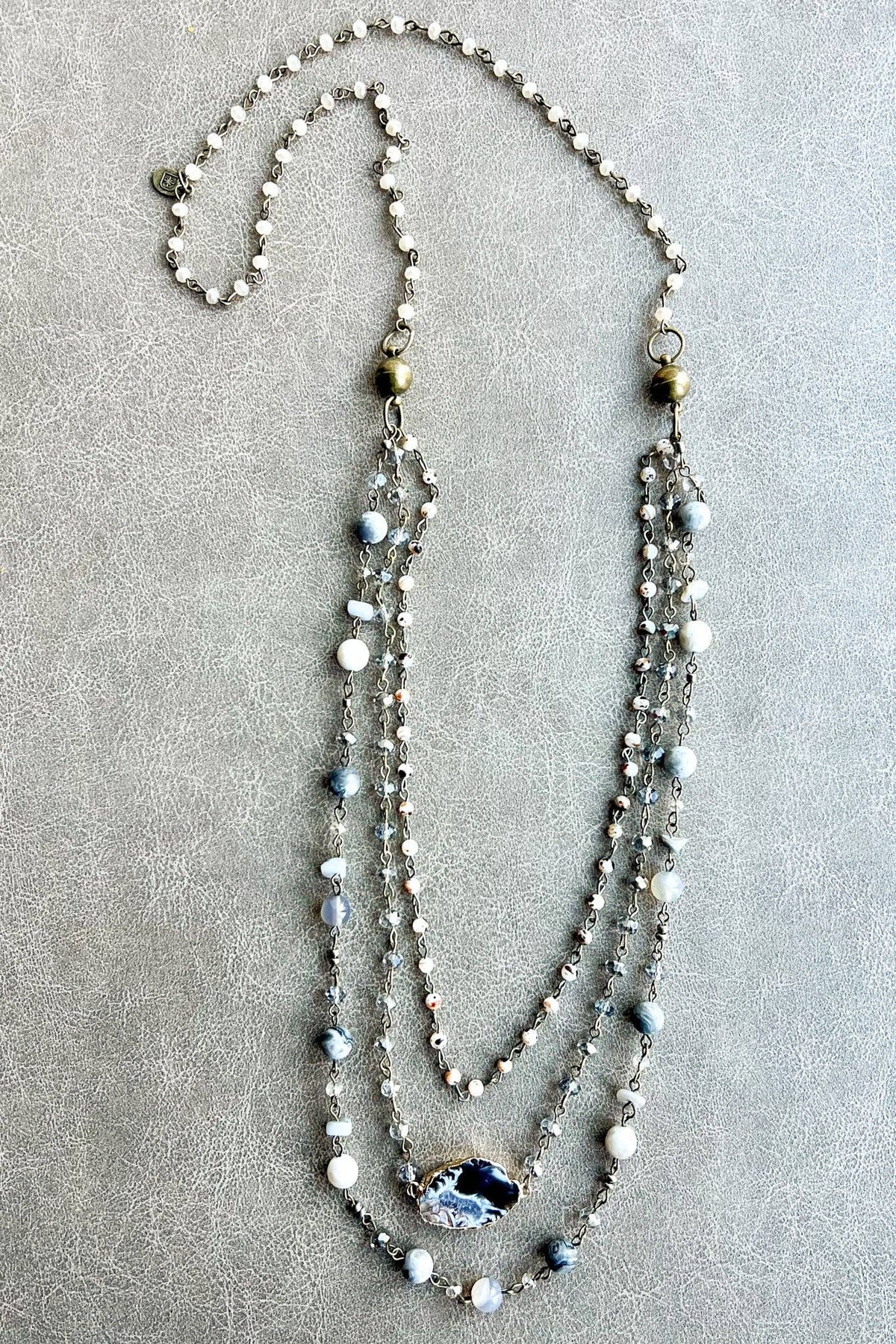 Florence Necklace Grey