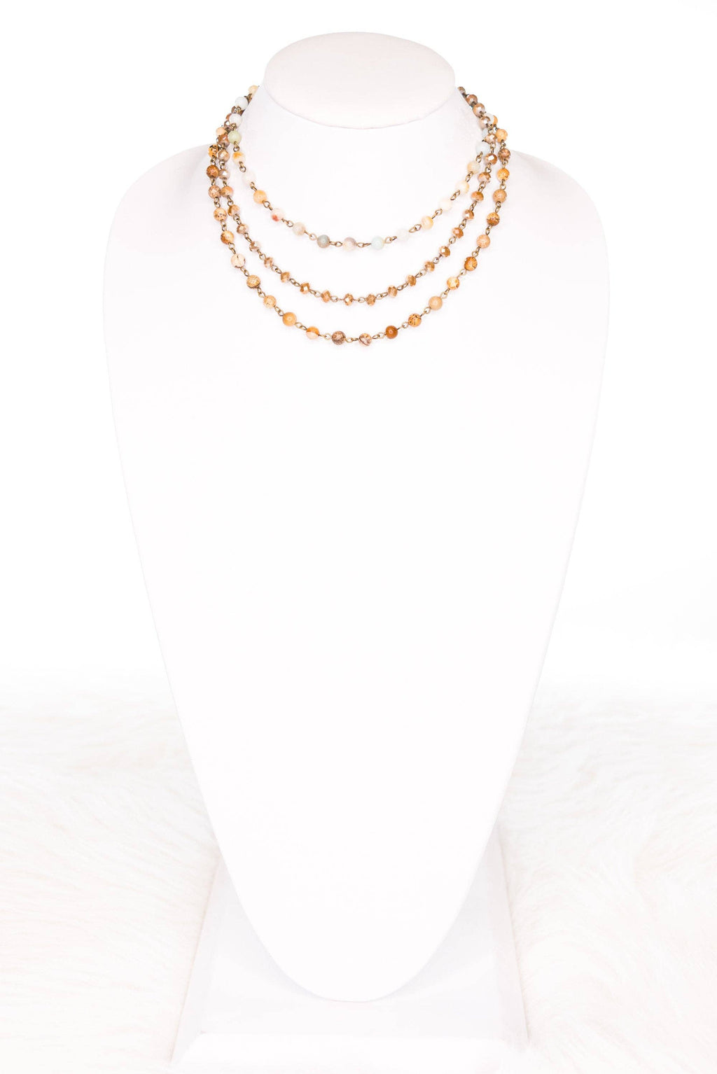 Lisa Necklace in Jasper and Amazonite