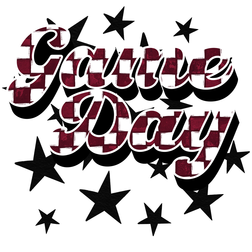 Red n White Checkered Spirit Wear