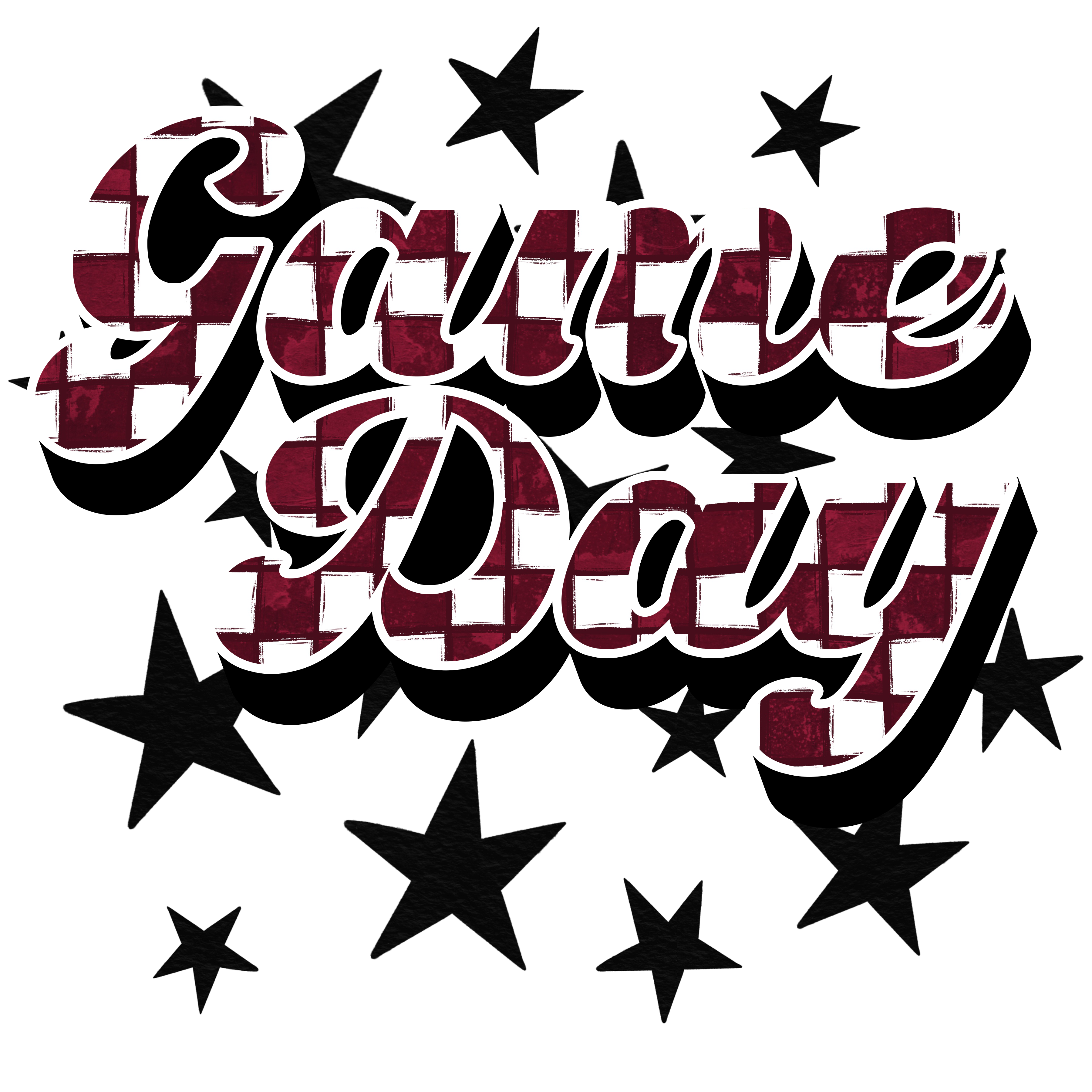 Red n White Checkered Spirit Wear
