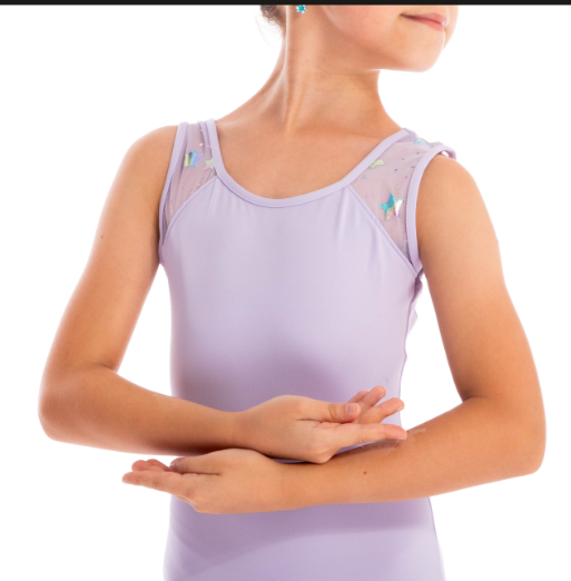 Mars mesh back leotard
