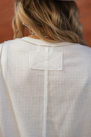 Sleeveless Waffle Crewneck