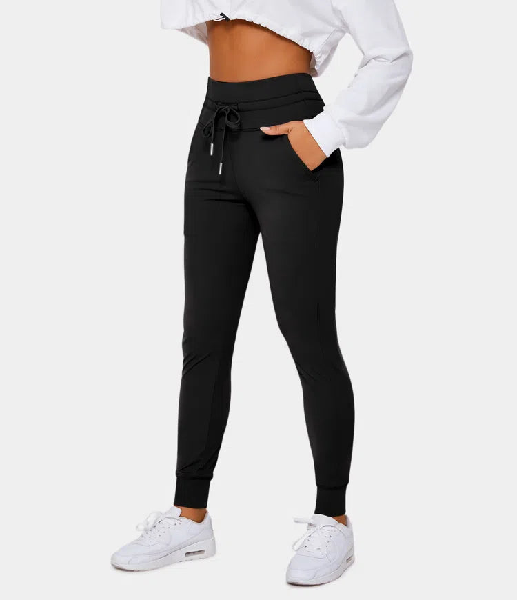 Softzero High Waisted Drawstring Joggers