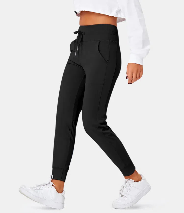 Softzero High Waisted Drawstring Joggers