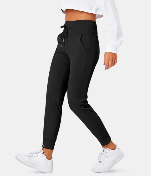 Softzero High Waisted Drawstring Joggers