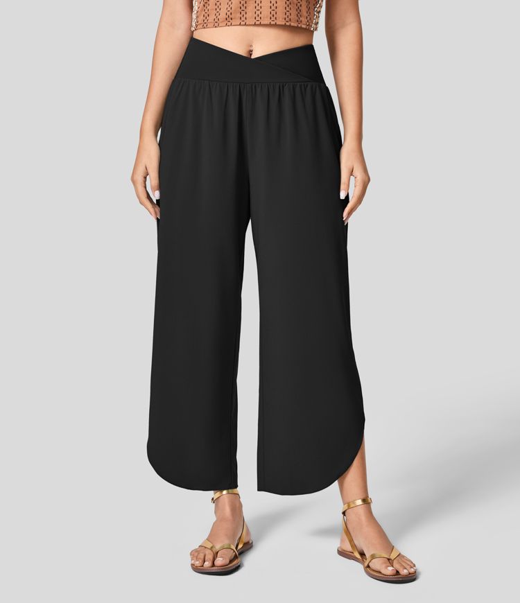 Breezeful High Waisted Crossover Resort Pants