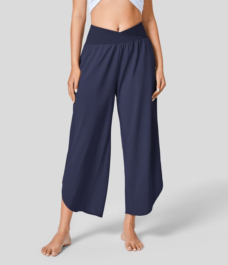 Breezeful High Waisted Crossover Resort Pants