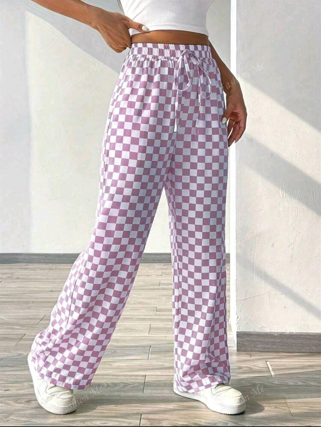 Checkered Pants