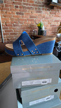 Blue Denim Vivian Wedges
