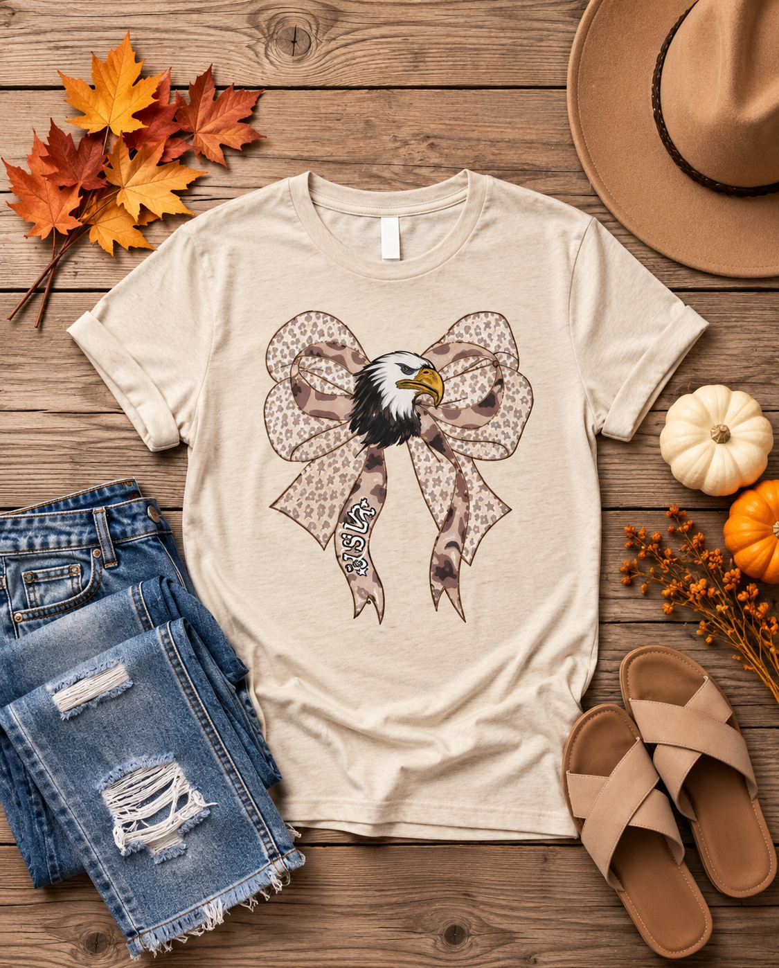 Eagles Leopard Bow