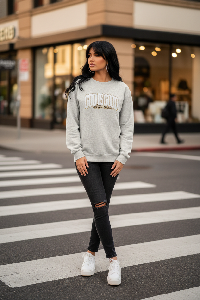 God Is Good Crewneck