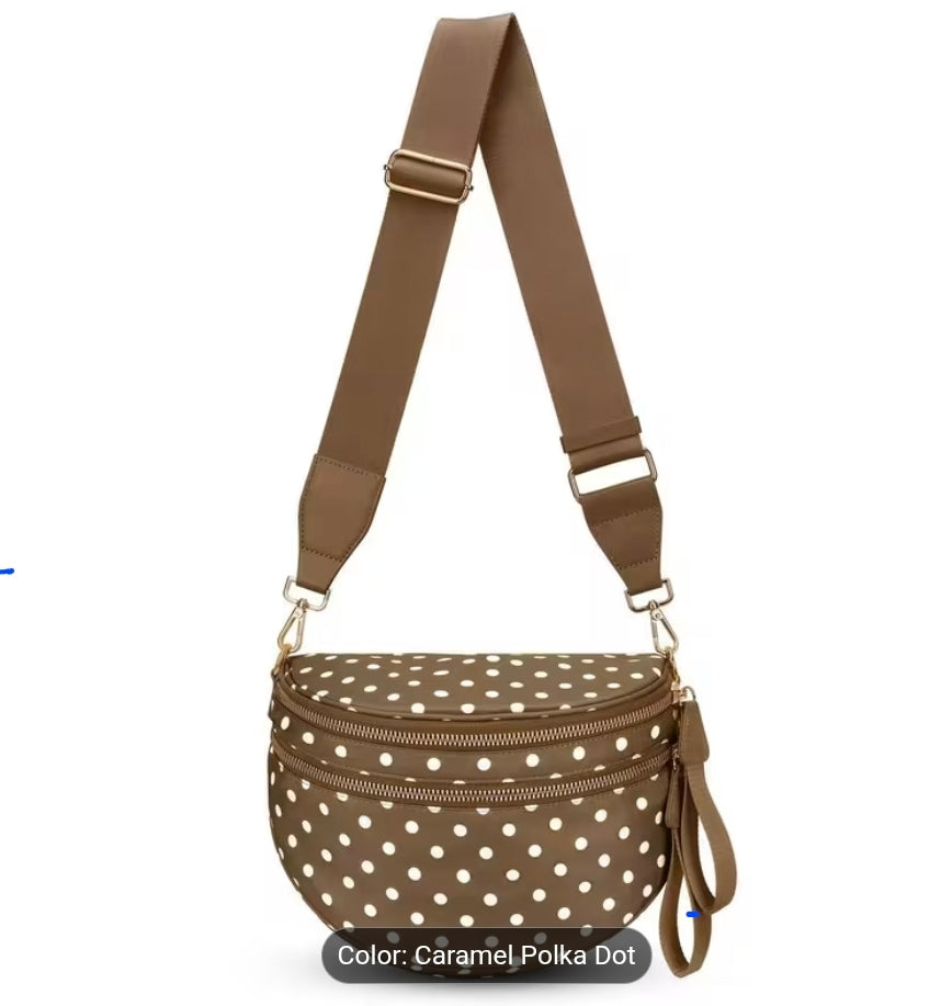 Polka Dot Cross Body Bag