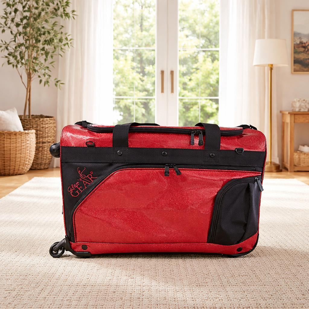 Glam R Gear Mobile Changing Station Duffel Bag with Built-In uHide® Rack,