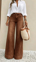 Carmel Denim High Waisted Pants
