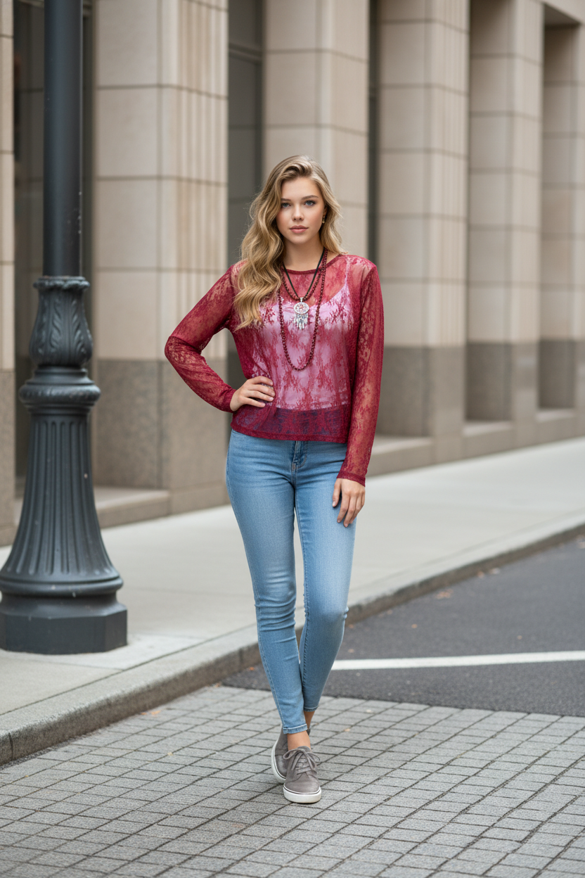 Long Sleeve Lace