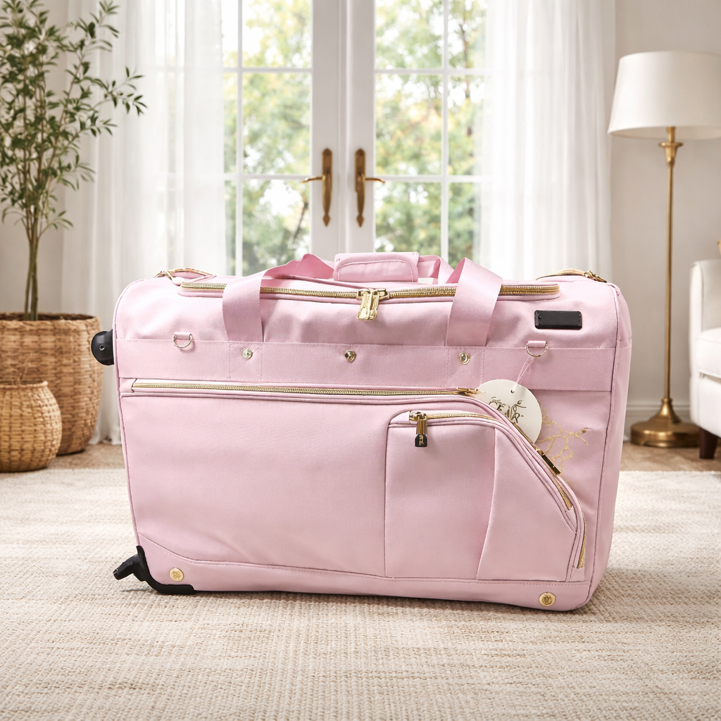 Glam R Gear Mobile Changing Station Duffel Bag with Built-In uHide® Rack,