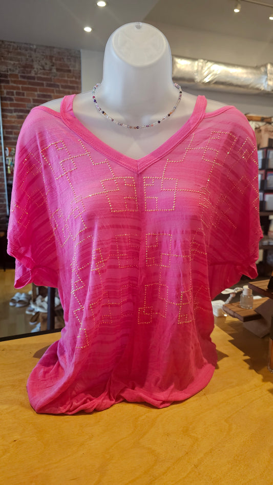 Vocal Hot Pink Top