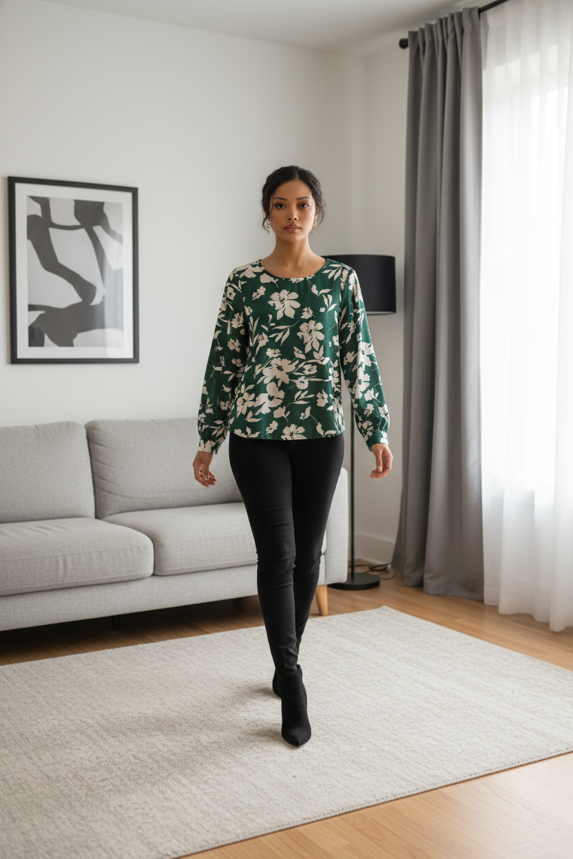 Floral blouse