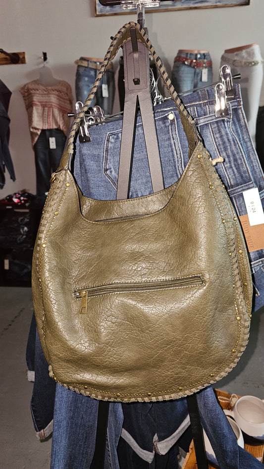 Vegan Leather Purse Billfold Tote