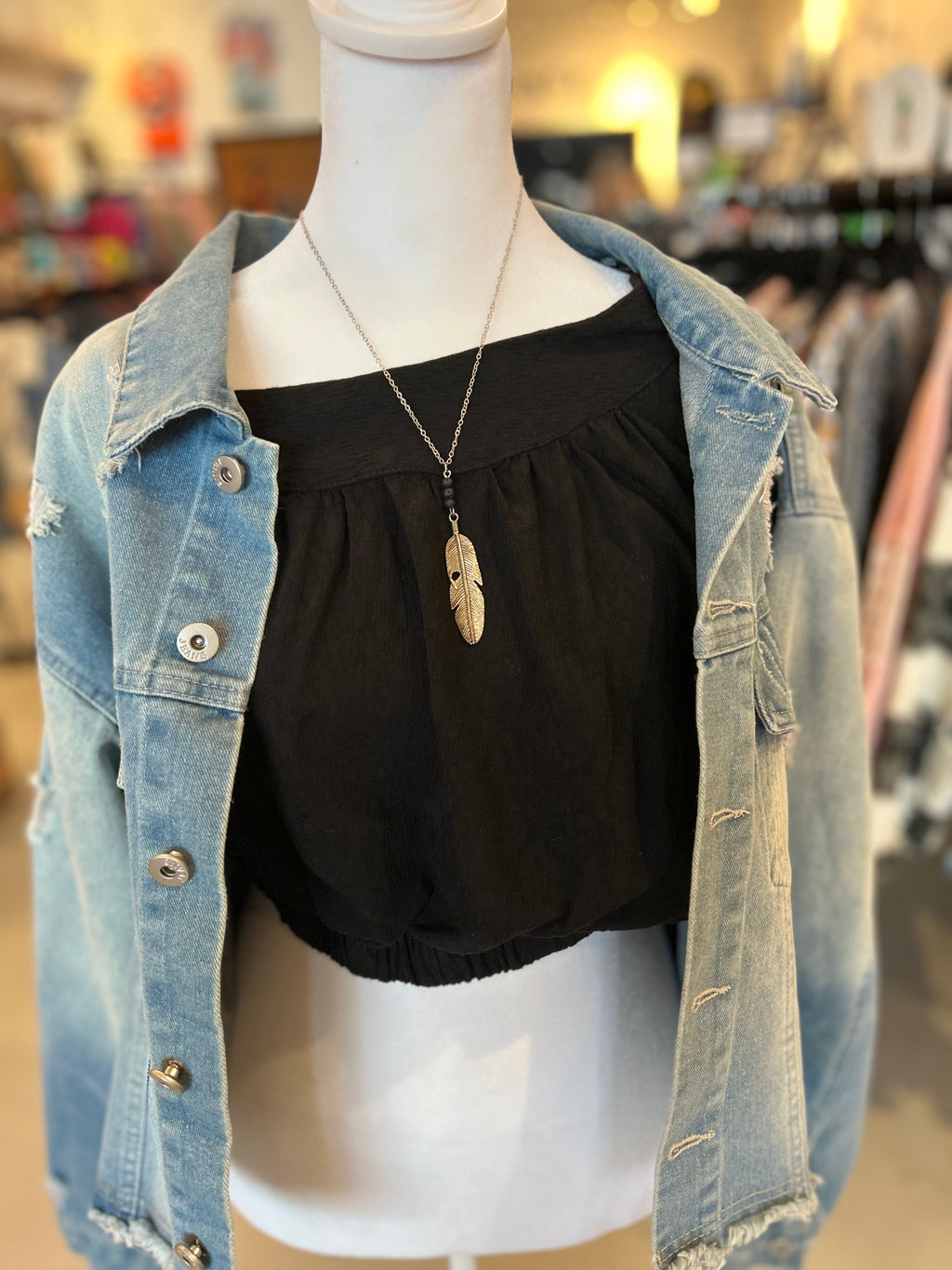 Off Shoulder Top by Final Touch