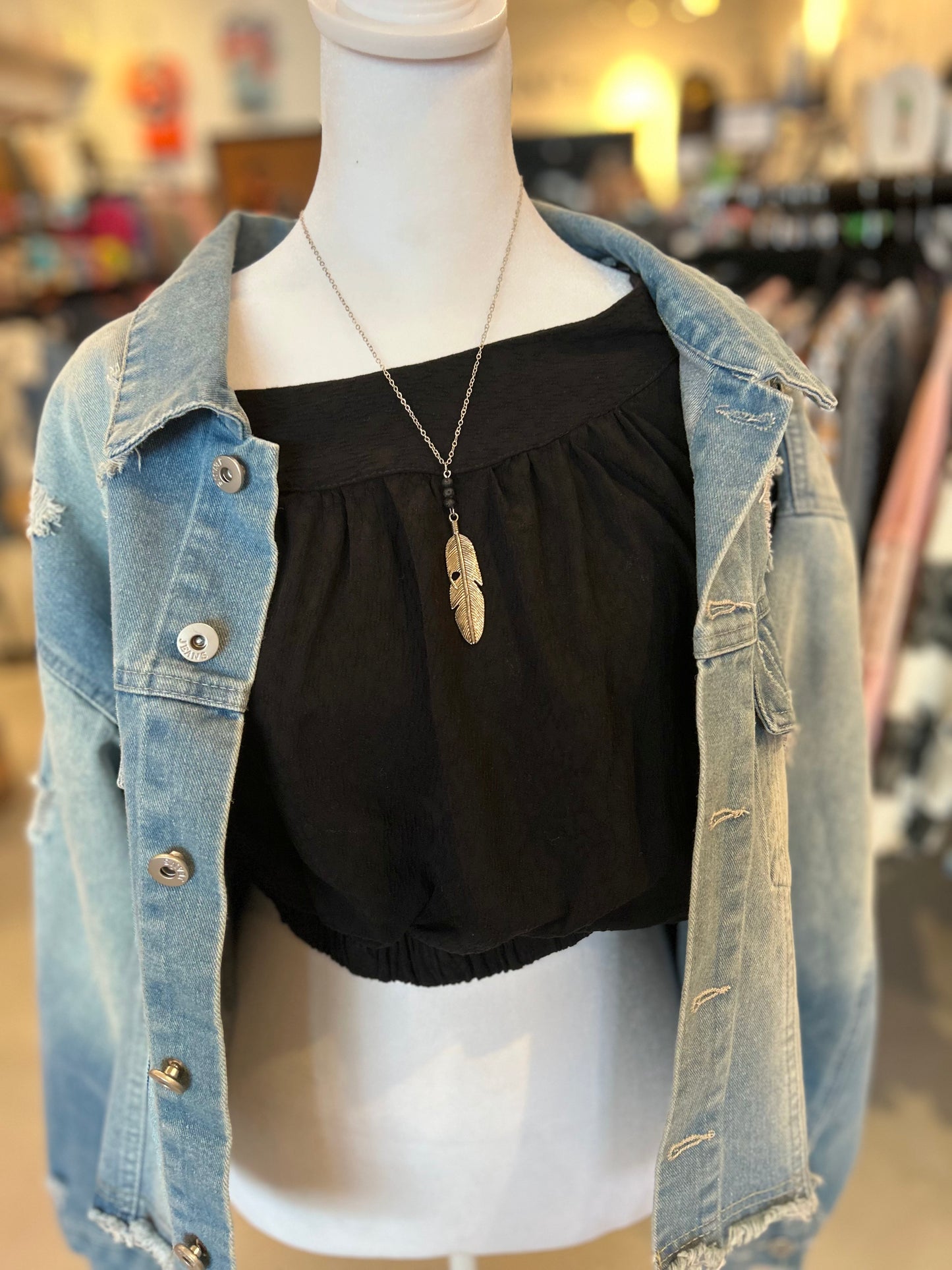 Off Shoulder Top by Final Touch