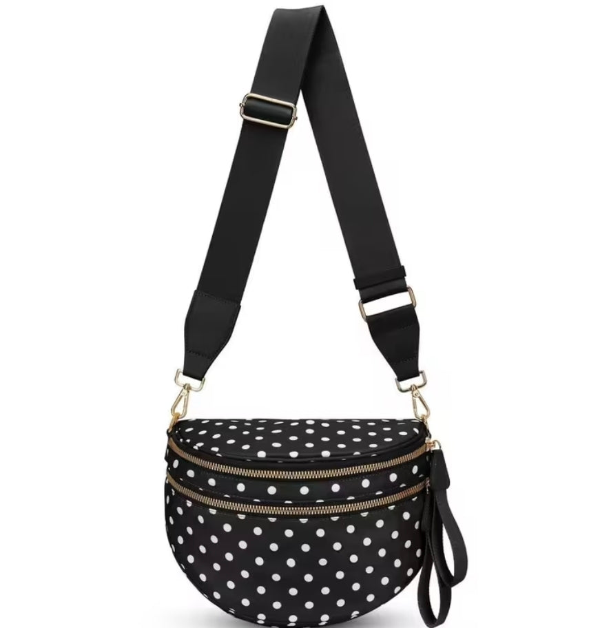 Polka Dot Cross Body Bag