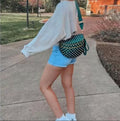 Polka Dot Cross Body Bag