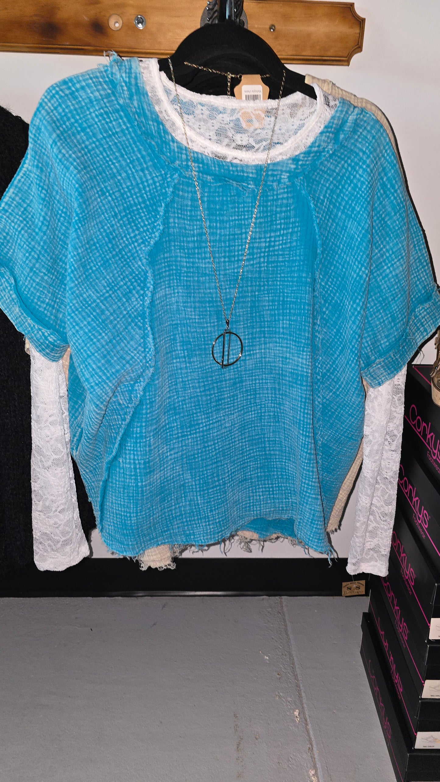 Vintage Short Sleeve Gauze