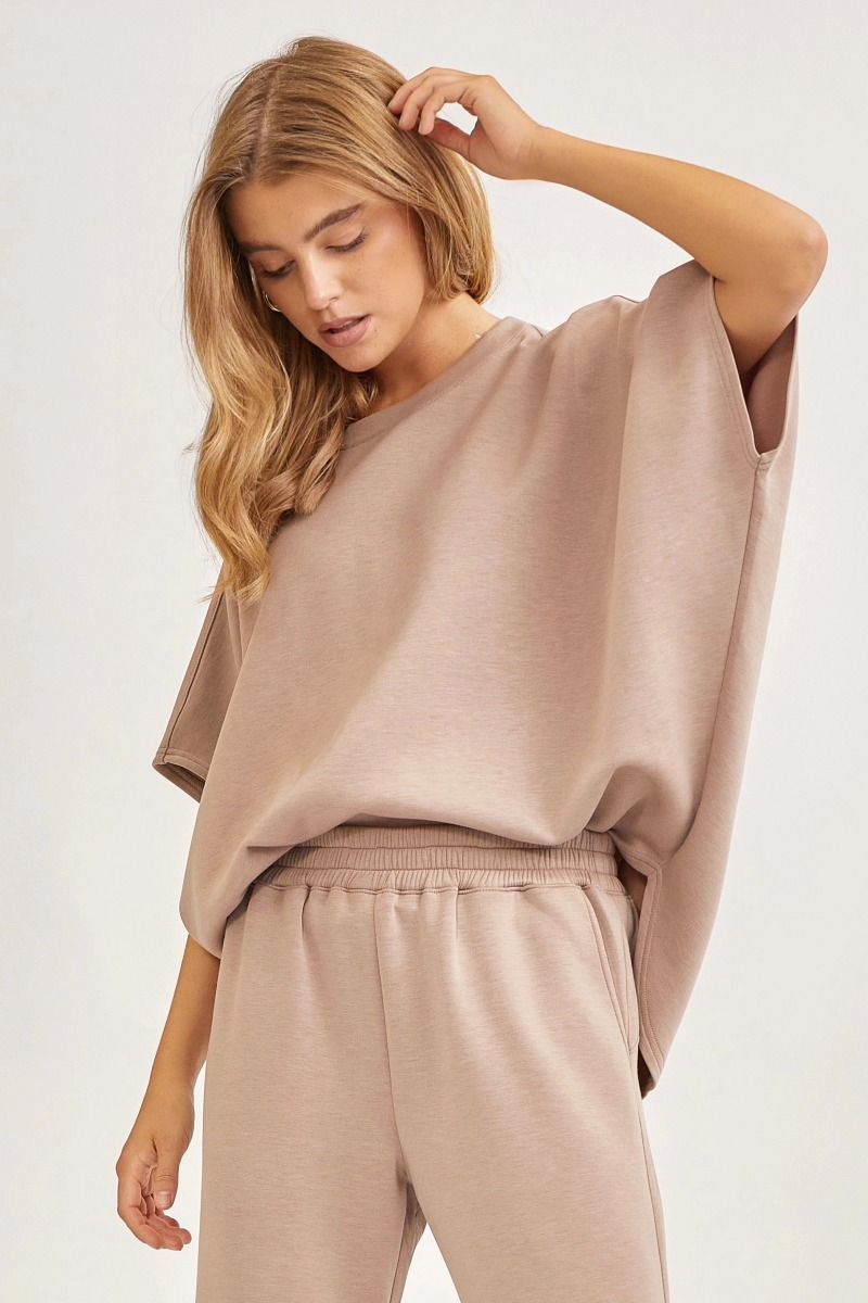 Short sleeve sweatshirts