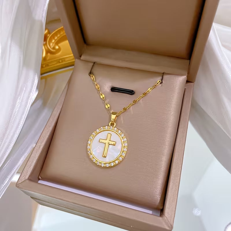 Gold Cross Necklace